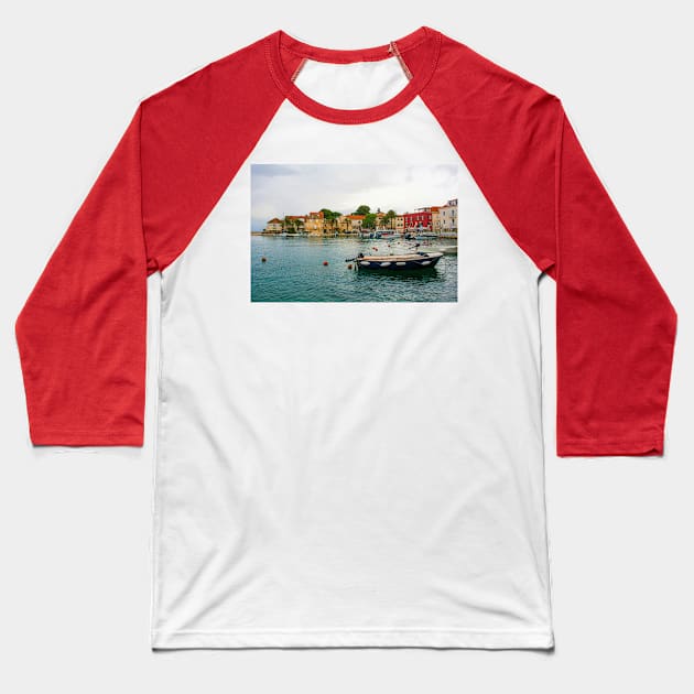 Sutivan, Harbour in Brac, Croatia Baseball T-Shirt by jojobob